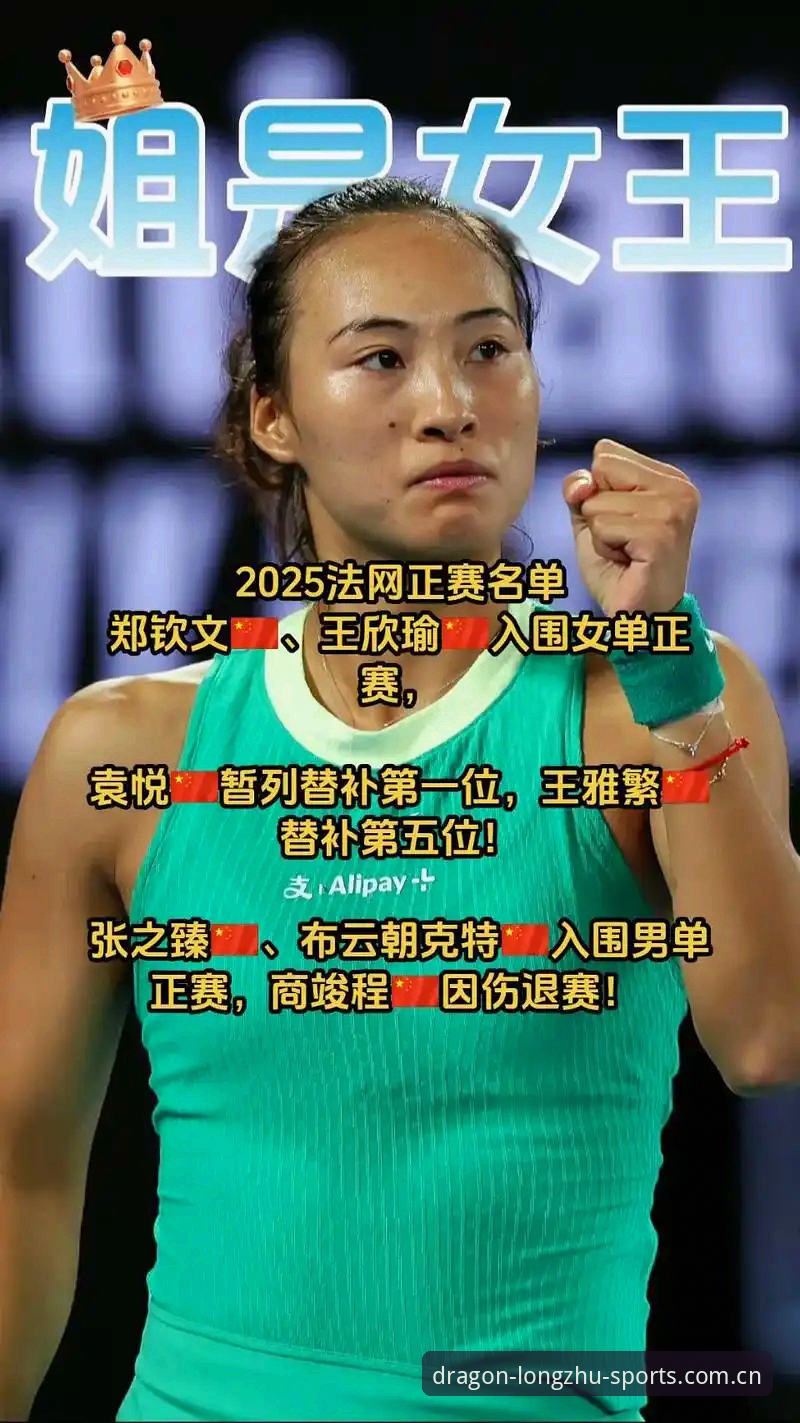 2026法网女单3大看点：郑钦文保分压力，王欣瑜种子身份，张帅老将突围